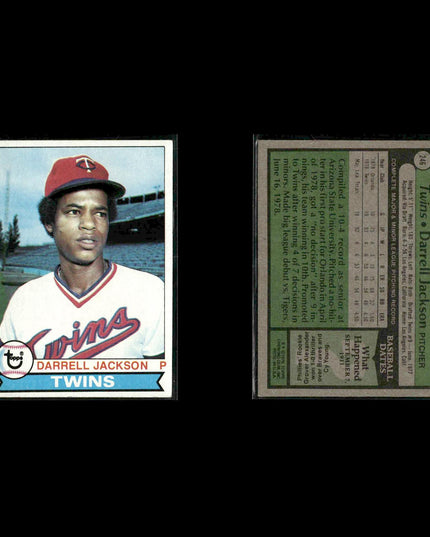 Minnesota Twins 1979 Topps Baseball 61-Card Lot Topps VG
