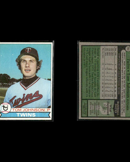 Minnesota Twins 1979 Topps Baseball 61-Card Lot Topps VG