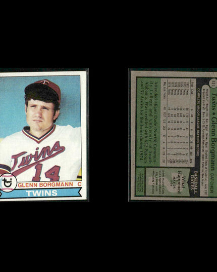 Minnesota Twins 1979 Topps Baseball 61-Card Lot Topps VG