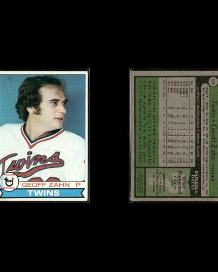 Minnesota Twins 1979 Topps Baseball 61-Card Lot Topps VG