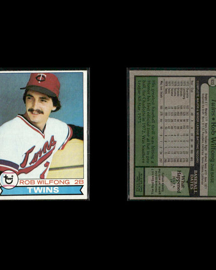 Minnesota Twins 1979 Topps Baseball 61-Card Lot Topps VG