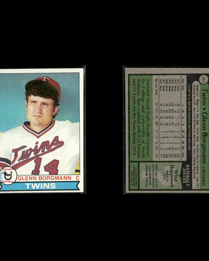 Minnesota Twins 1979 Topps Baseball 61-Card Lot Topps VG