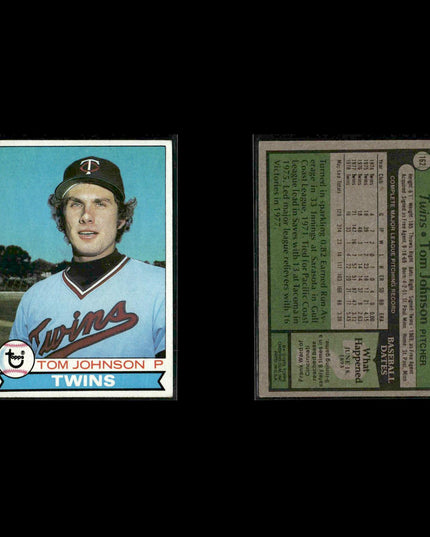 Minnesota Twins 1979 Topps Baseball 61-Card Lot Topps VG