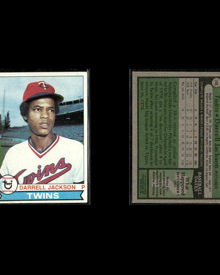 Minnesota Twins 1979 Topps Baseball 61-Card Lot Topps VG