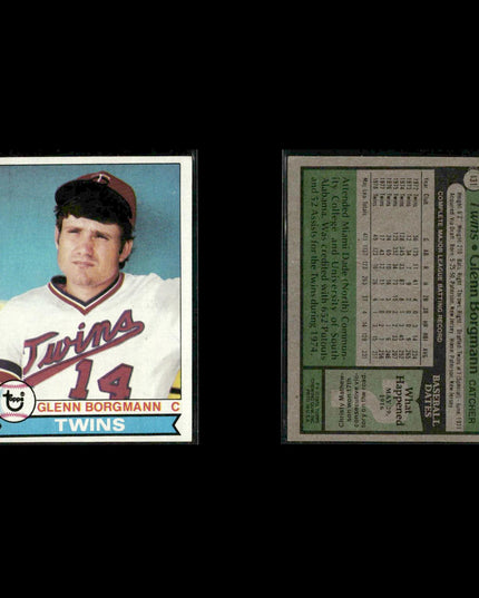 Minnesota Twins 1979 Topps Baseball 61-Card Lot Topps VG
