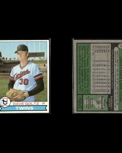 Minnesota Twins 1979 Topps Baseball 61-Card Lot Topps VG
