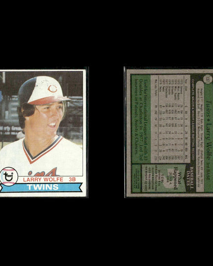 Minnesota Twins 1979 Topps Baseball 61-Card Lot Topps VG