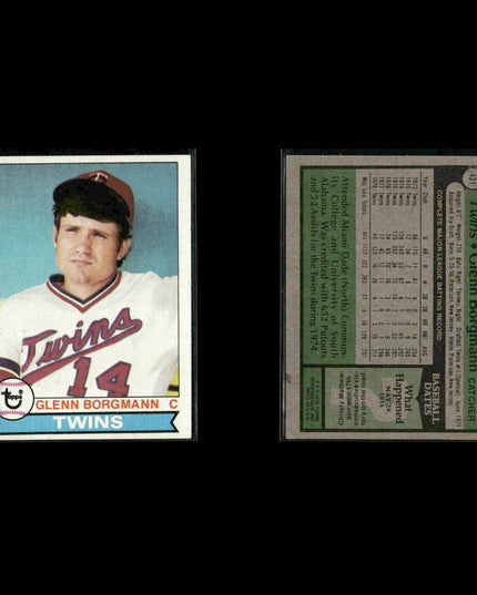 Minnesota Twins 1979 Topps Baseball 61-Card Lot Topps VG