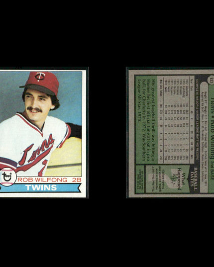 Minnesota Twins 1979 Topps Baseball 61-Card Lot Topps VG