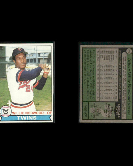 Minnesota Twins 1979 Topps Baseball 61-Card Lot Topps VG