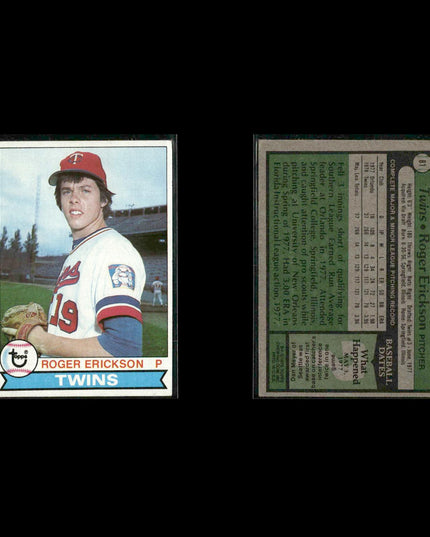 Minnesota Twins 1979 Topps Baseball 61-Card Lot Topps VG