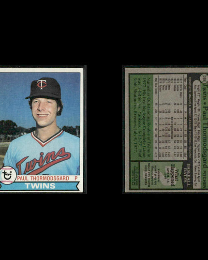Minnesota Twins 1979 Topps Baseball 61-Card Lot Topps VG