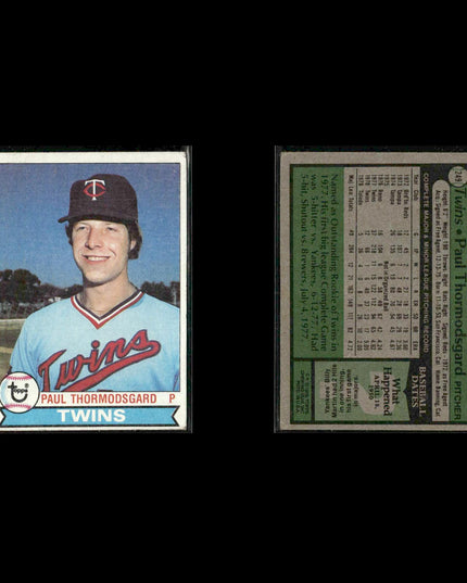 Minnesota Twins 1979 Topps Baseball 61-Card Lot Topps VG