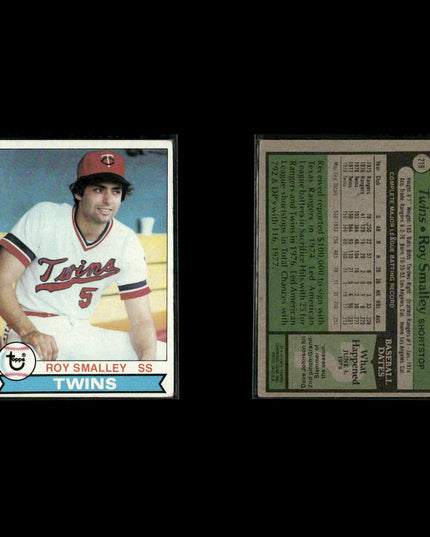 Minnesota Twins 1979 Topps Baseball 61-Card Lot Topps VG