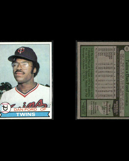 Minnesota Twins 1979 Topps Baseball 61-Card Lot Topps VG