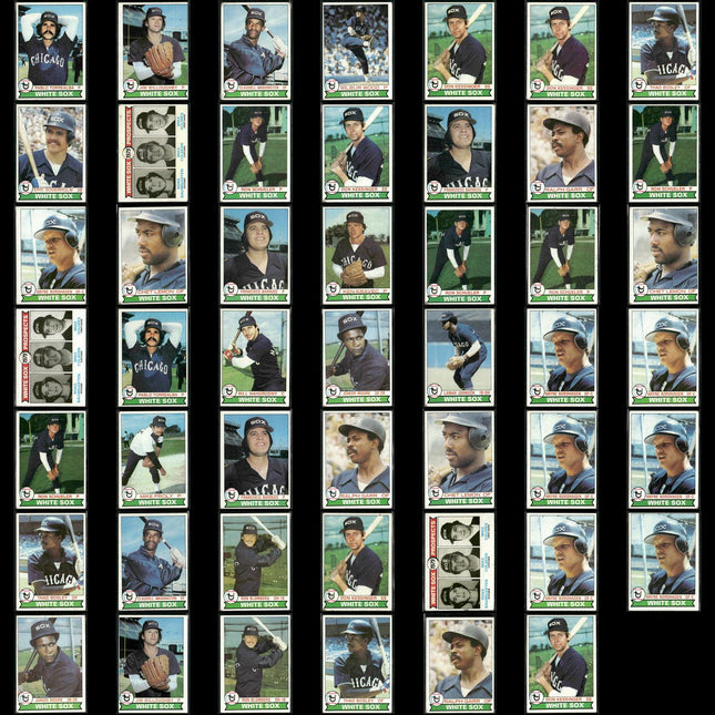 Chicago White Sox 1979 Topps Baseball 48-Card Lot Topps VG