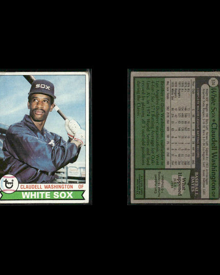Chicago White Sox 1979 Topps Baseball 48-Card Lot Topps VG
