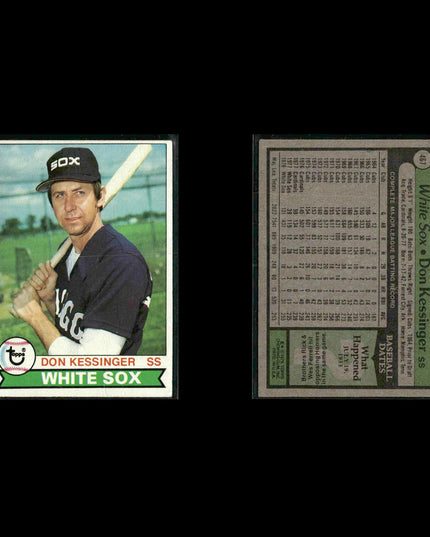 Chicago White Sox 1979 Topps Baseball 48-Card Lot Topps VG