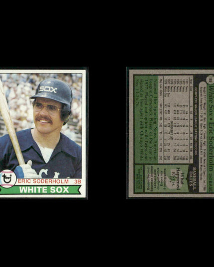 Chicago White Sox 1979 Topps Baseball 48-Card Lot Topps VG