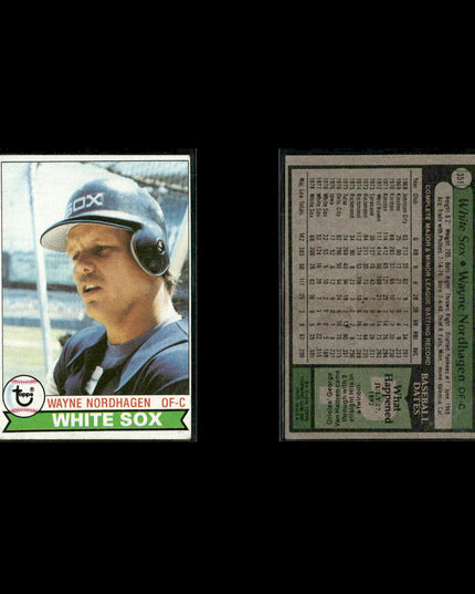 Chicago White Sox 1979 Topps Baseball 48-Card Lot Topps VG