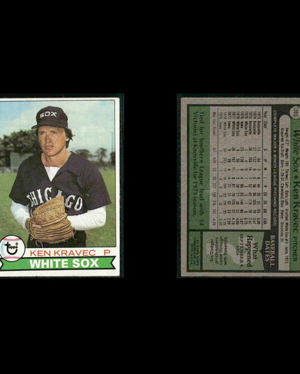 Chicago White Sox 1979 Topps Baseball 48-Card Lot Topps VG