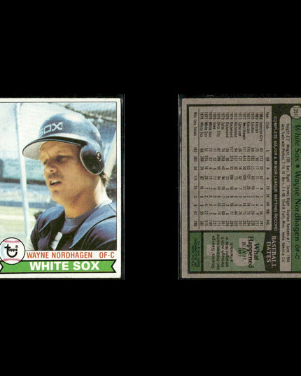 Chicago White Sox 1979 Topps Baseball 48-Card Lot Topps VG