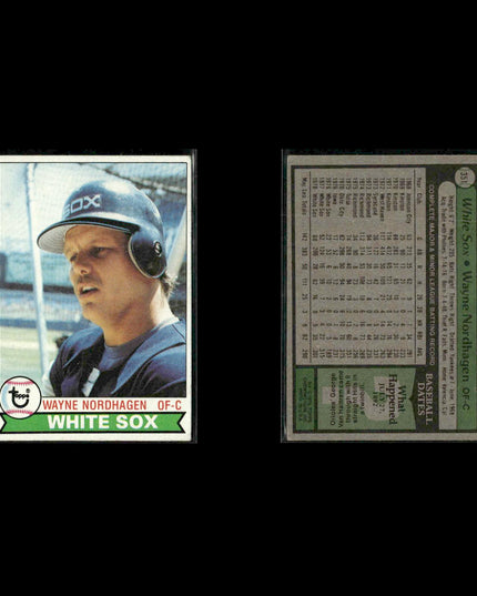 Chicago White Sox 1979 Topps Baseball 48-Card Lot Topps VG