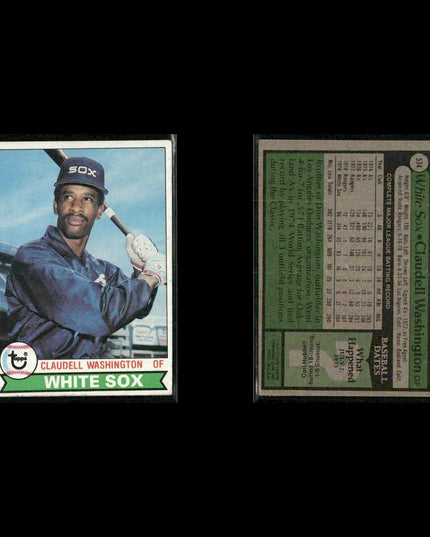Chicago White Sox 1979 Topps Baseball 48-Card Lot Topps VG
