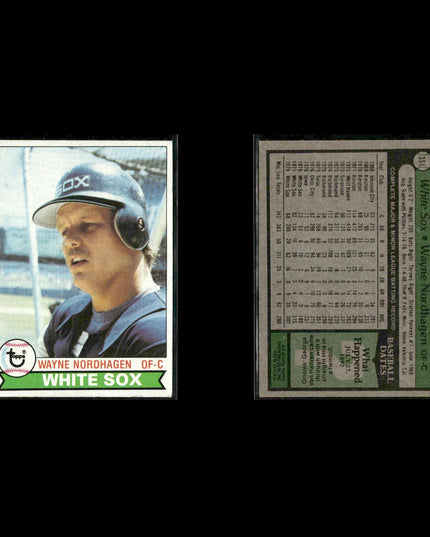 Chicago White Sox 1979 Topps Baseball 48-Card Lot Topps VG