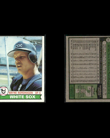 Chicago White Sox 1979 Topps Baseball 48-Card Lot Topps VG