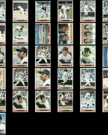 New York Yankees 1979 Topps Baseball 31-Card Lot Topps VG