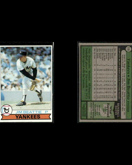 New York Yankees 1979 Topps Baseball 31-Card Lot Topps VG