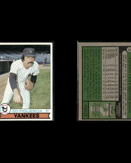New York Yankees 1979 Topps Baseball 31-Card Lot Topps VG