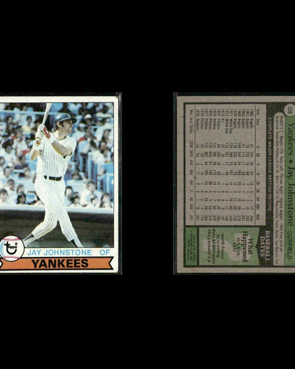 New York Yankees 1979 Topps Baseball 31-Card Lot Topps VG