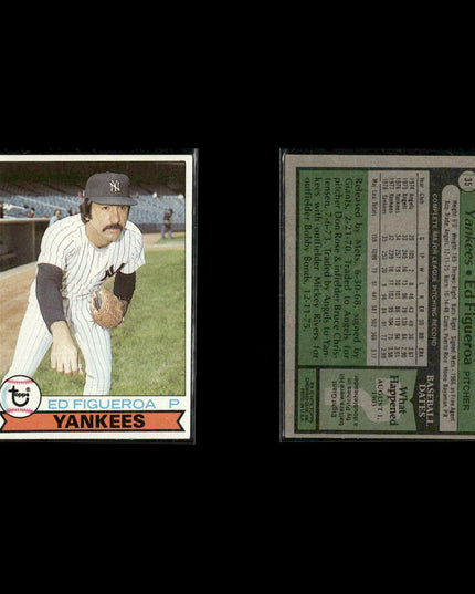 New York Yankees 1979 Topps Baseball 31-Card Lot Topps VG