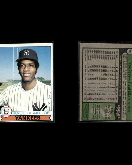 New York Yankees 1979 Topps Baseball 31-Card Lot Topps VG