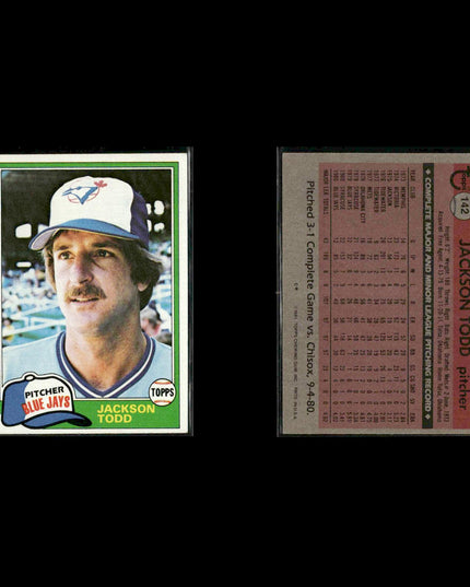 Toronto Blue Jays 1981 Topps Baseball 39-Card Lot Topps VG