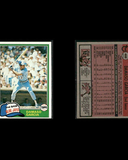 Toronto Blue Jays 1981 Topps Baseball 39-Card Lot Topps VG