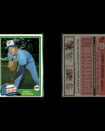 Toronto Blue Jays 1981 Topps Baseball 39-Card Lot Topps VG