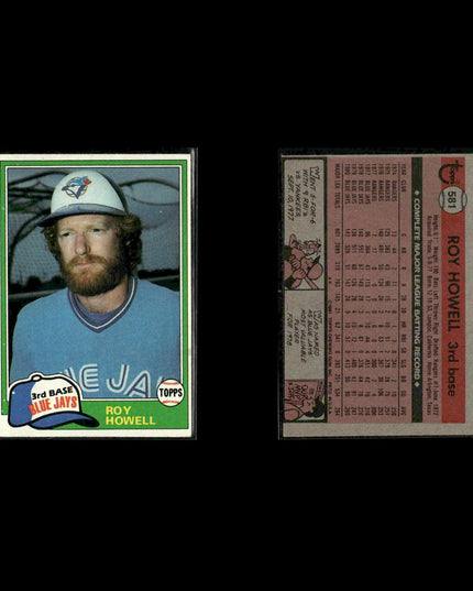 Toronto Blue Jays 1981 Topps Baseball 39-Card Lot Topps VG