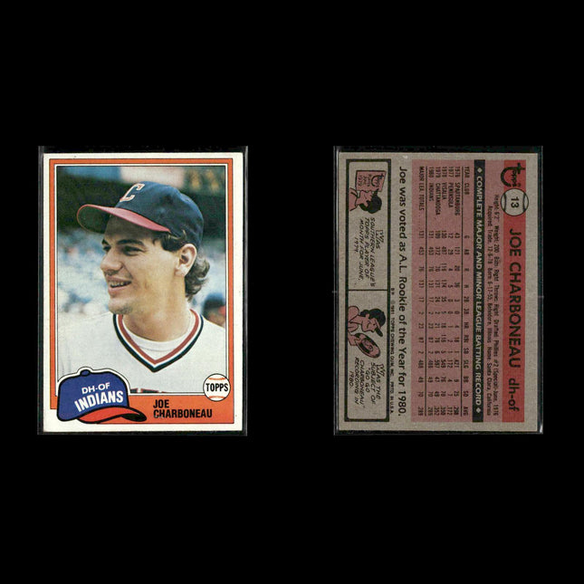 Cleveland Indians 1981 Topps Baseball 53-Card Lot Topps VG