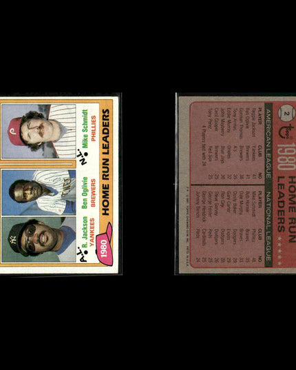 Philadelphia Phillies 1981 Topps Baseball 60-Card Lot Topps VG