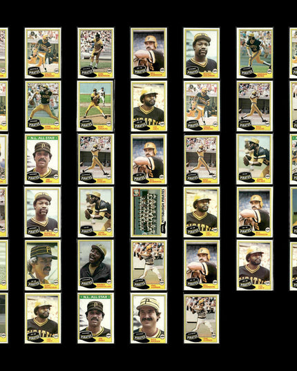 Pittsburgh Pirates 1981 Topps Baseball 40-Card Lot Topps VG