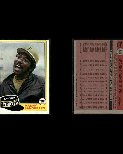 Pittsburgh Pirates 1981 Topps Baseball 40-Card Lot Topps VG