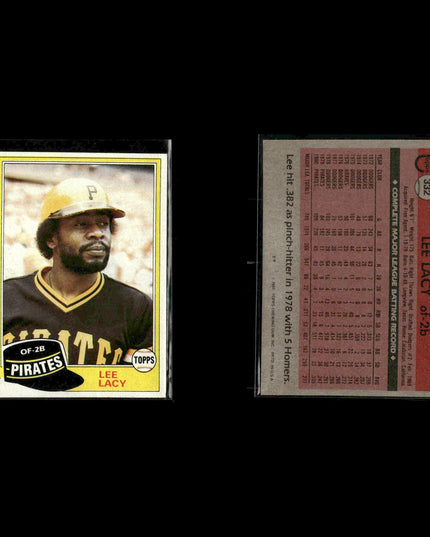 Pittsburgh Pirates 1981 Topps Baseball 40-Card Lot Topps VG