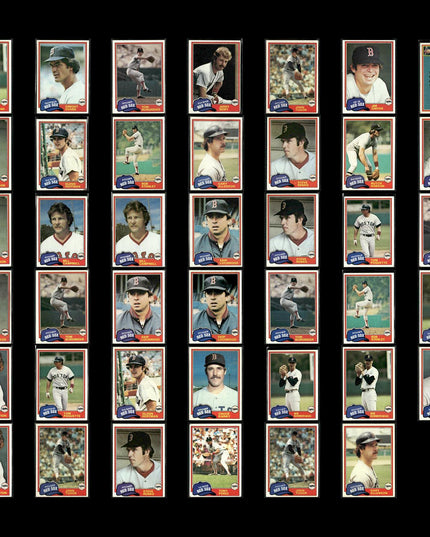 Boston Red Sox 1981 Topps Baseball 41-Card Lot Topps VG