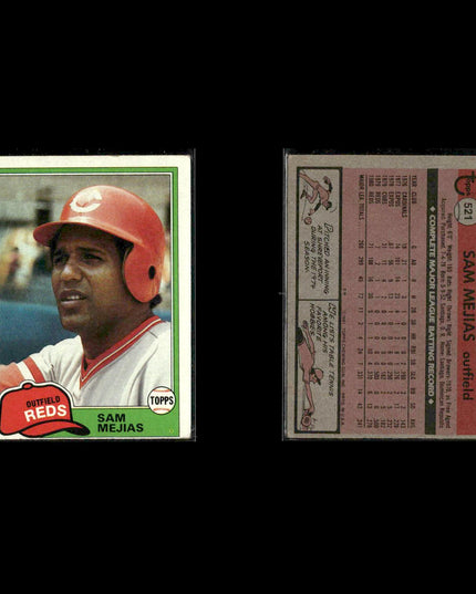 Cincinnati Reds 1981 Topps Baseball 28-Card Lot Topps VG