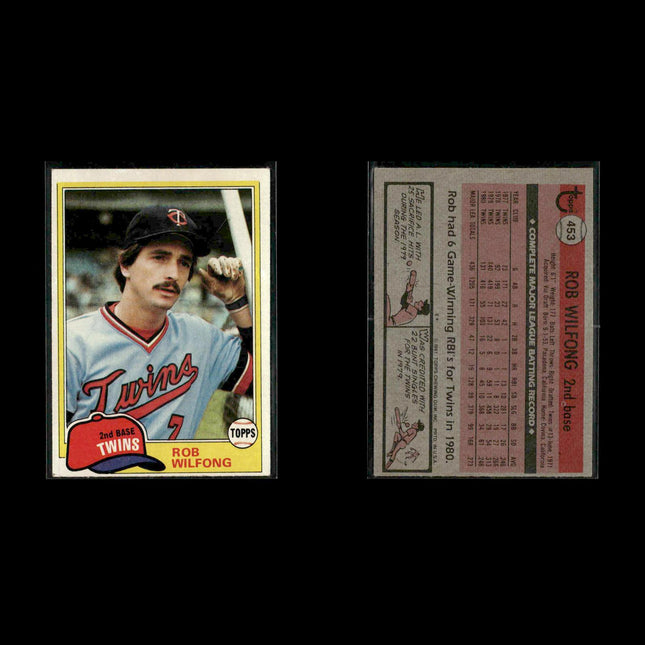 Minnesota Twins 1981 Topps Baseball 47-Card Lot Topps VG
