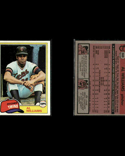 Minnesota Twins 1981 Topps Baseball 47-Card Lot Topps VG