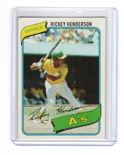 1980 Topps Baseball Set #1-726 Poor-VG+ w/ Henderson RC & PSA 6 Ryan